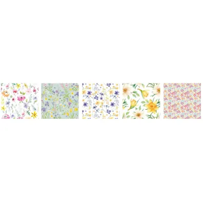 Papier ozdobny 70x200 kwiaty rolka POL-MAK P2 OG34