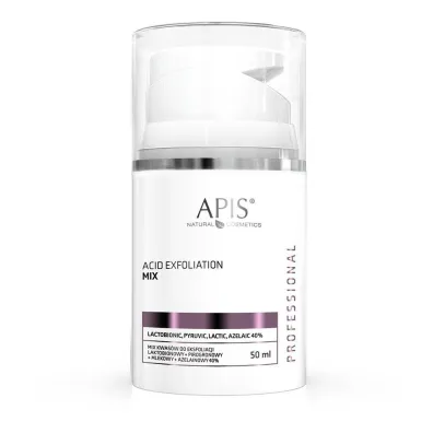 Apis Exfoliation Acid mix kwas�w do eksfoliacji Laktobionowy + Pirogronowy + Mlekowy + Azelainowy 40% 50 ml