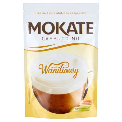 Mokate Kawa rozpuszczalna Cappuccino smak waniliowy 110 g