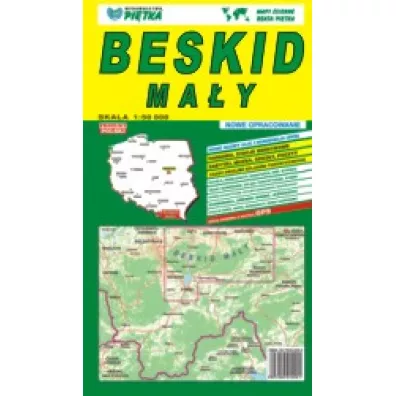 Beskid Ma�y 1:50 000 mapa turystyczna PI�TKA