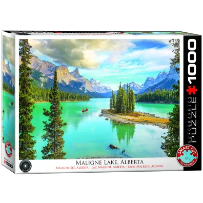 Puzzle 1000 el. Malign Lake Alberta Eurographics