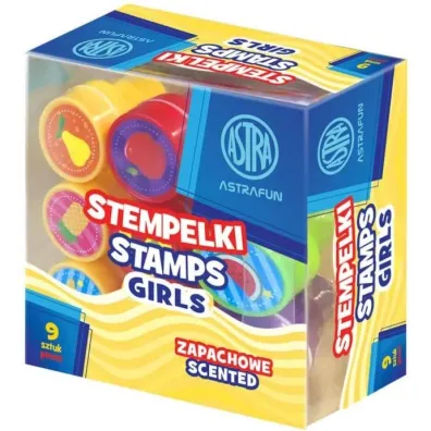 Stempelki zapachowe Girls 9 szt. Astra
