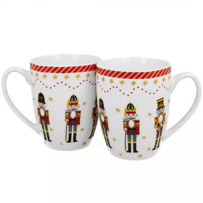 Duo Sp. z o.o. Komplet kubkw Christmas Nutcracker 2 x 360 ml
