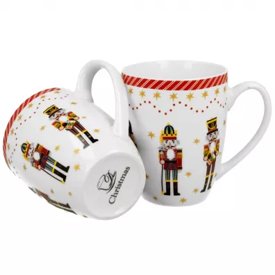 Duo Sp. z o.o. Komplet kubkw Christmas Nutcracker 2 x 360 ml