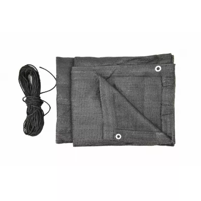 Awtools Os�ona balkonowa 1*5 m 180 g z oczkami uv szara