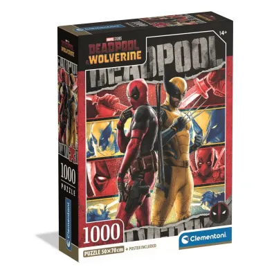 Puzzle 1000 el. Compact Deadpool&Wolverine Clementoni