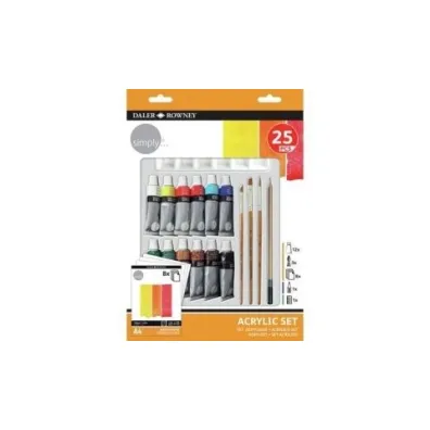 Fila Simply Acrylic - Zestaw farb akrylowych - 25 szt. (126500410)