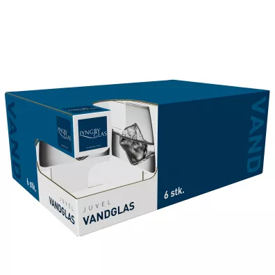 Lyngby Glas Szklanki do wody Juvel 916257 6 x 390 ml