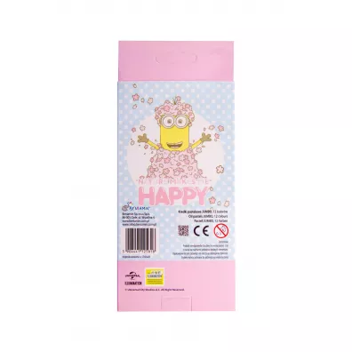Beniamin Kredki pastelowe Jumbo Minionki 12 szt.