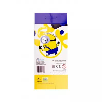 Beniamin Kredki pastelowe Jumbo Minionki 12 szt.