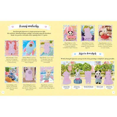 Sylvanian Families. Dzie� w Parku Rozrywki Sylvanian. Ksi��ka z naklejkami