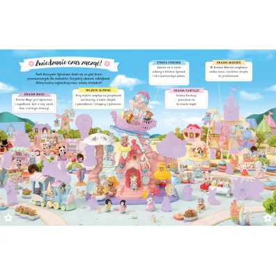 Sylvanian Families. Dzie� w Parku Rozrywki Sylvanian. Ksi��ka z naklejkami