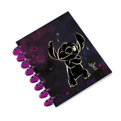 Patio Ko�obrulion A5 Disney Gold Stitch big ring 100 kartek wz�r 1