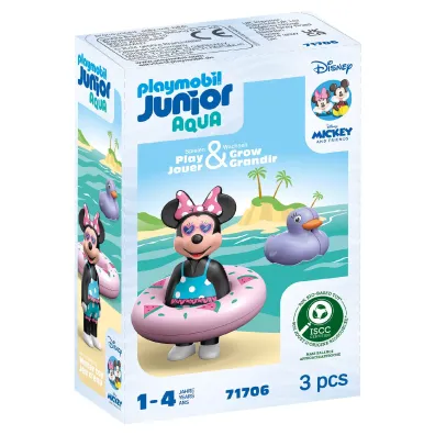 Playmobil Junior Aqua Disney Myszka Minnie i wycieczka na pla�� 71706
