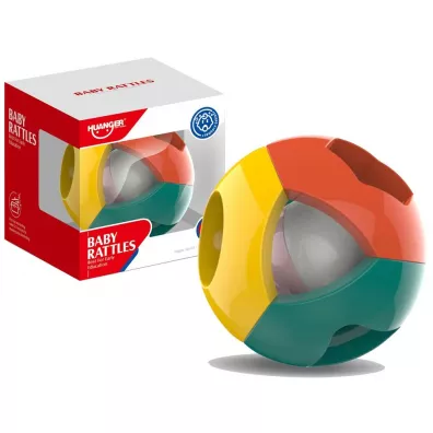 Grzechotka kolorowa pika Leantoys