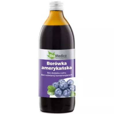 Eka Medica Sok Borwka Amerykaska 500 ml