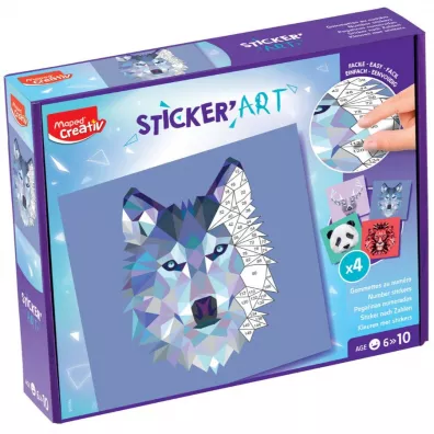 Maped Przyklejanie po numerach Sticker Art