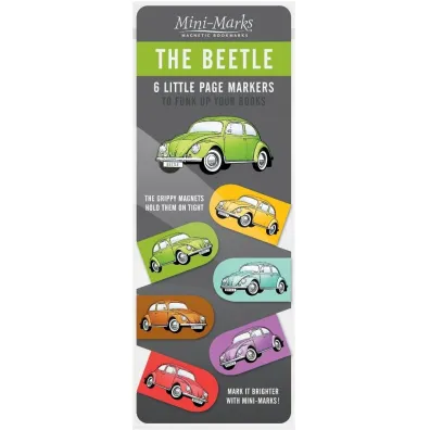 If Zak�adki magnetyczne auta - Beetle VW Garbus 6 szt.