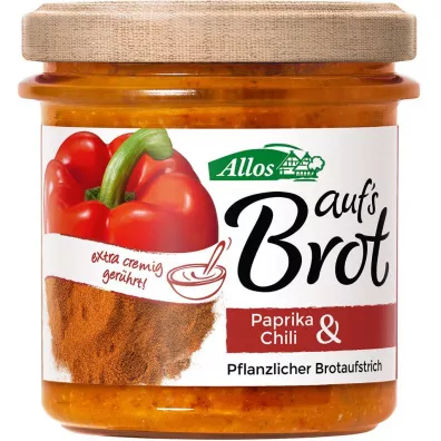 Allos Pasta kremowa z papryk� i chili bezglutenowa 140 g Bio