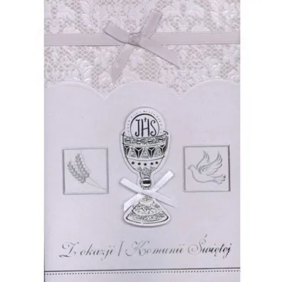 Panorama Karnet Premium Komunia �w. mix (18x12,5cm)