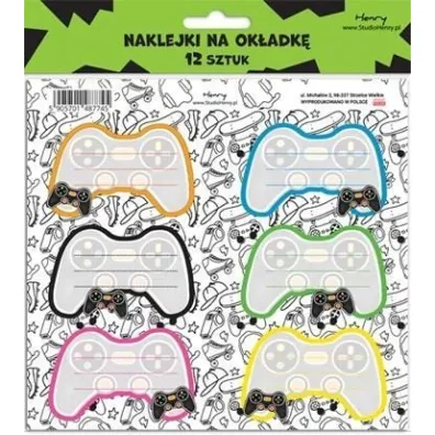 Henry Naklejki na zeszyty - Pad 12 szt.