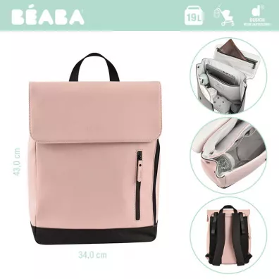 Beaba Plecak dla rodzica Oslo Vintage rose 19 l