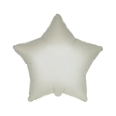 Balon foliowy Gwiazda satynowy pastel kremowy 45cm