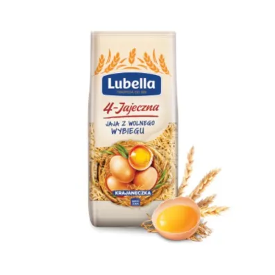 Lubella Makaron jajeczny krajaneczka 4-jajeczna 200 g