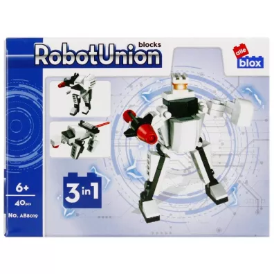 Klocki konstrukcyjne Robot 40 element�w ALLEBLOX
