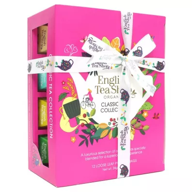 English Tea Shop Organic Kolekcja herbat klasycznych piramidki (classic-12 smak�w) 12 x 2 g Bio