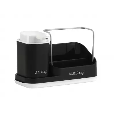Vialli Design Organizer kuchenny z dozownikiem na pyn Livio Duo 8296