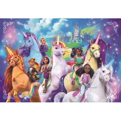 Puzzle 180 el. Super Unicorn Academy Clementoni