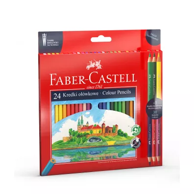 Faber-Castell Kredki o��wkowe Wawel 24 szt.