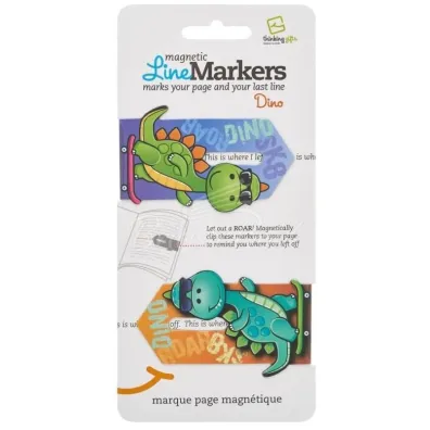 Thinking Gifts LineMarkers Wskazuj�ce zak�adki - Dinozaury