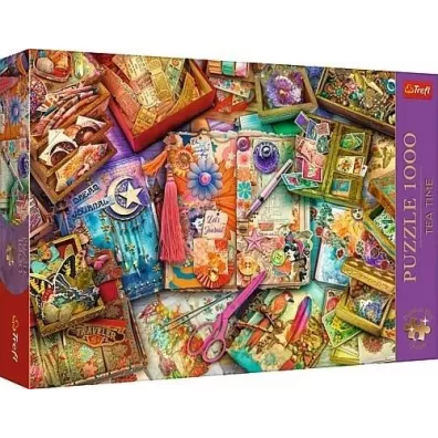 Puzzle 1000 el. Biurko dziennikarza Trefl