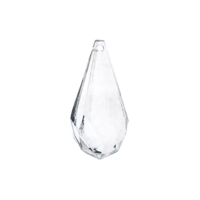 PartyDeco Zawieszki Krople bezbarwne 23 x 51 mm