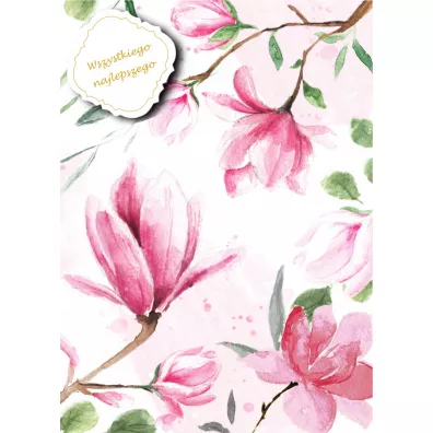 Henry Karnet B6 z dowieszk� magnolia