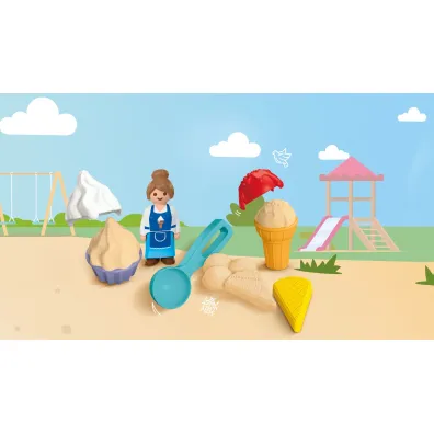 Playmobil Junior Lodziarnia z piasku 72006