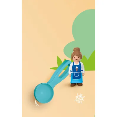 Playmobil Junior Lodziarnia z piasku 72006