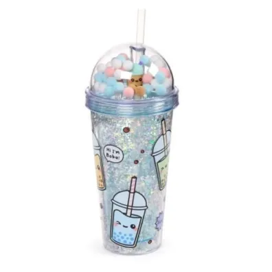 Puckator Kubek ze s�omk� i zawieszkami Bubble Tea