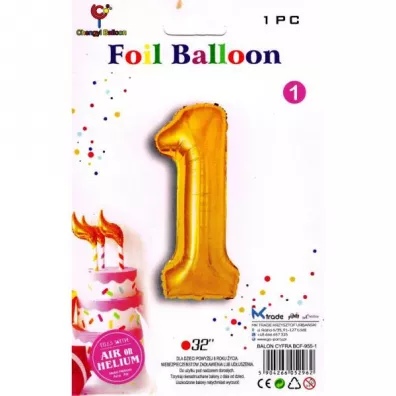 Mk Trade Balon foliowy z�oty 1