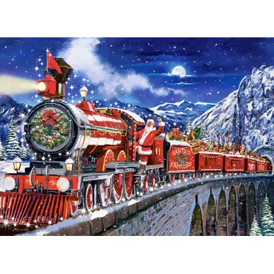 Puzzle 200 el. Santa's Coming to Town Castorland