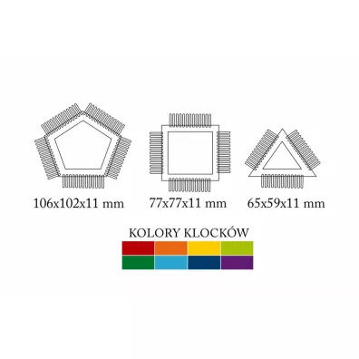 Klocki - 32 elementy