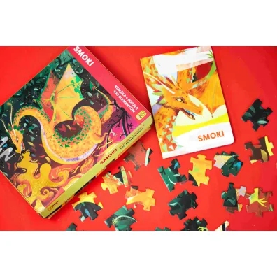 Smoki. Ksi��ka + puzzle Wilga Play