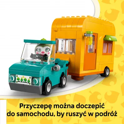 LEGO Animal Crossing Leif i jego karawan oraz sklep ogrodniczy 77054