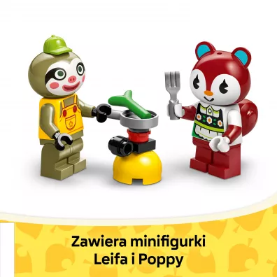 LEGO Animal Crossing Leif i jego karawan oraz sklep ogrodniczy 77054