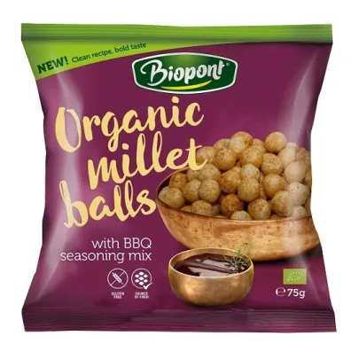 Bio Pont Chrupki jaglane barbecue bezglutenowe 75 g Bio
