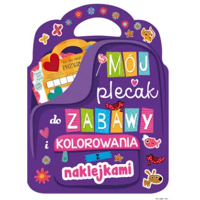 M�j plecak do zabawy i kolorowania z naklejkami