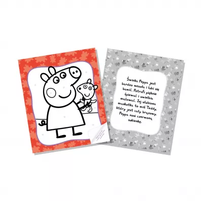 Peppa Pig Ulubione kolorowanki 1 Peppa i jej malowany �wiat