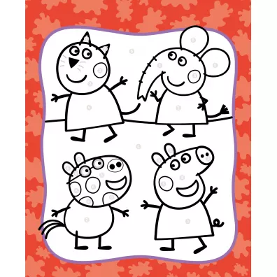 Peppa Pig Ulubione kolorowanki 1 Peppa i jej malowany �wiat